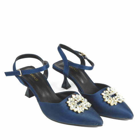 Women Formal Court Shoes - 62555S (Blue)